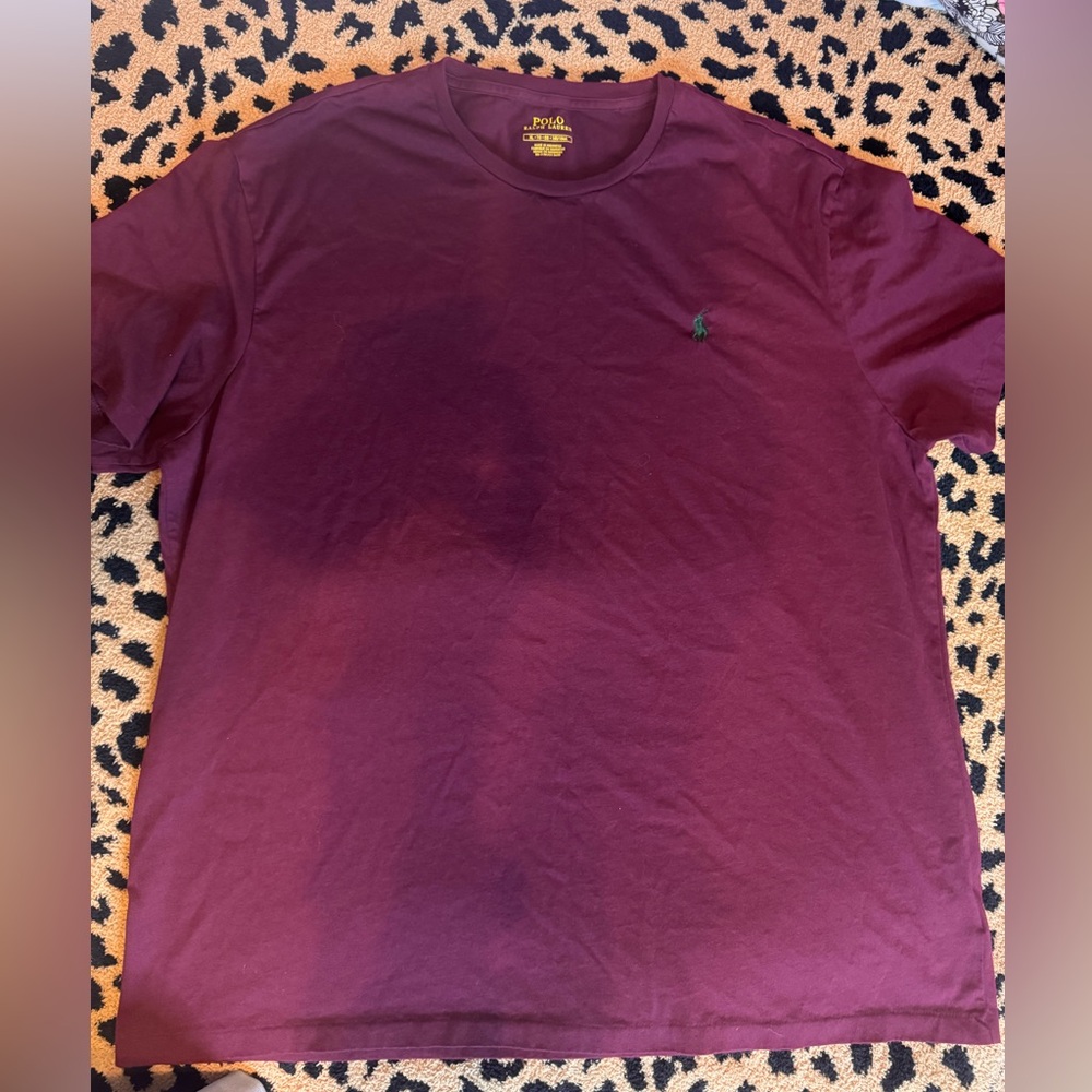 Polo by Ralph Lauren Deep Burgundy Tee